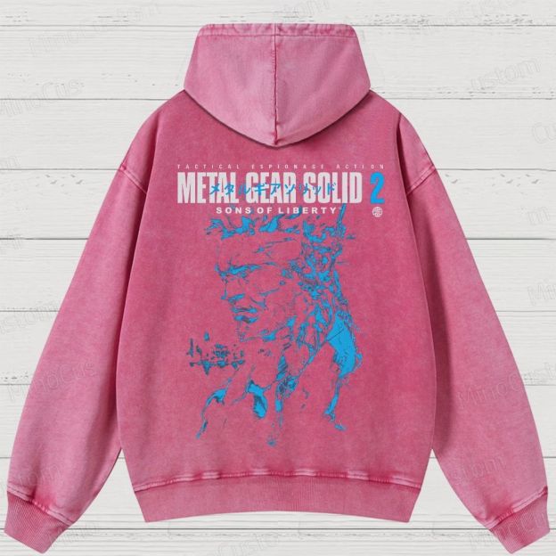 Metal Gear Solid 2: Sons of Liberty Washed Hoodies 