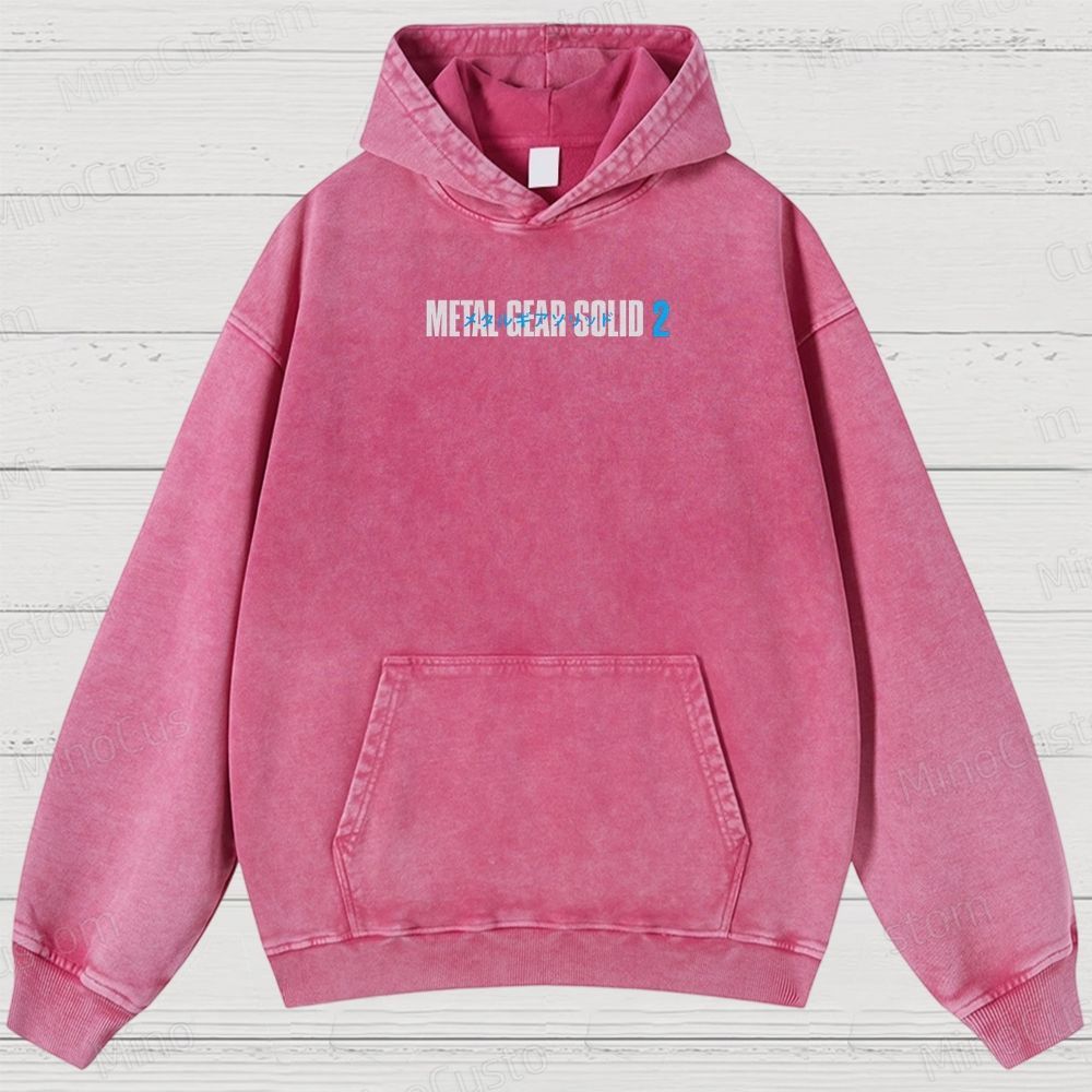 Metal Gear Solid 2: Sons of Liberty Washed Hoodies 