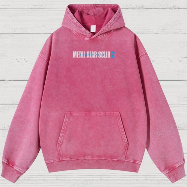 Metal Gear Solid 2: Sons of Liberty Washed Hoodies 