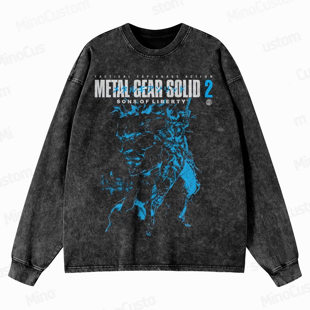 Metal Gear Solid 2: Sons of Liberty Crewneck Washed Sweatshirt