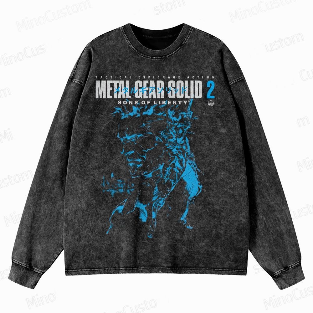 Metal Gear Solid 2: Sons of Liberty Crewneck Washed Sweatshirt