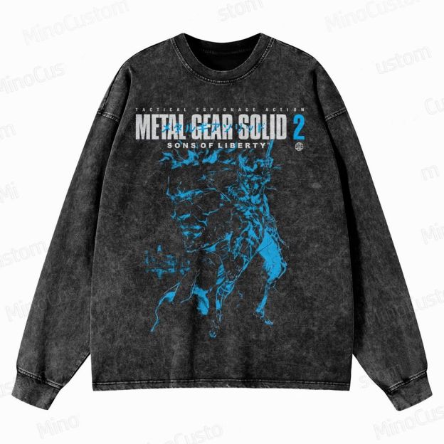 Metal Gear Solid 2: Sons of Liberty Crewneck Washed Sweatshirt