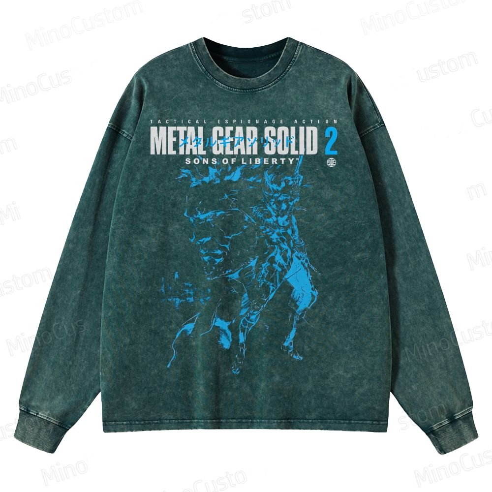 Metal Gear Solid 2: Sons of Liberty Crewneck Washed Sweatshirt