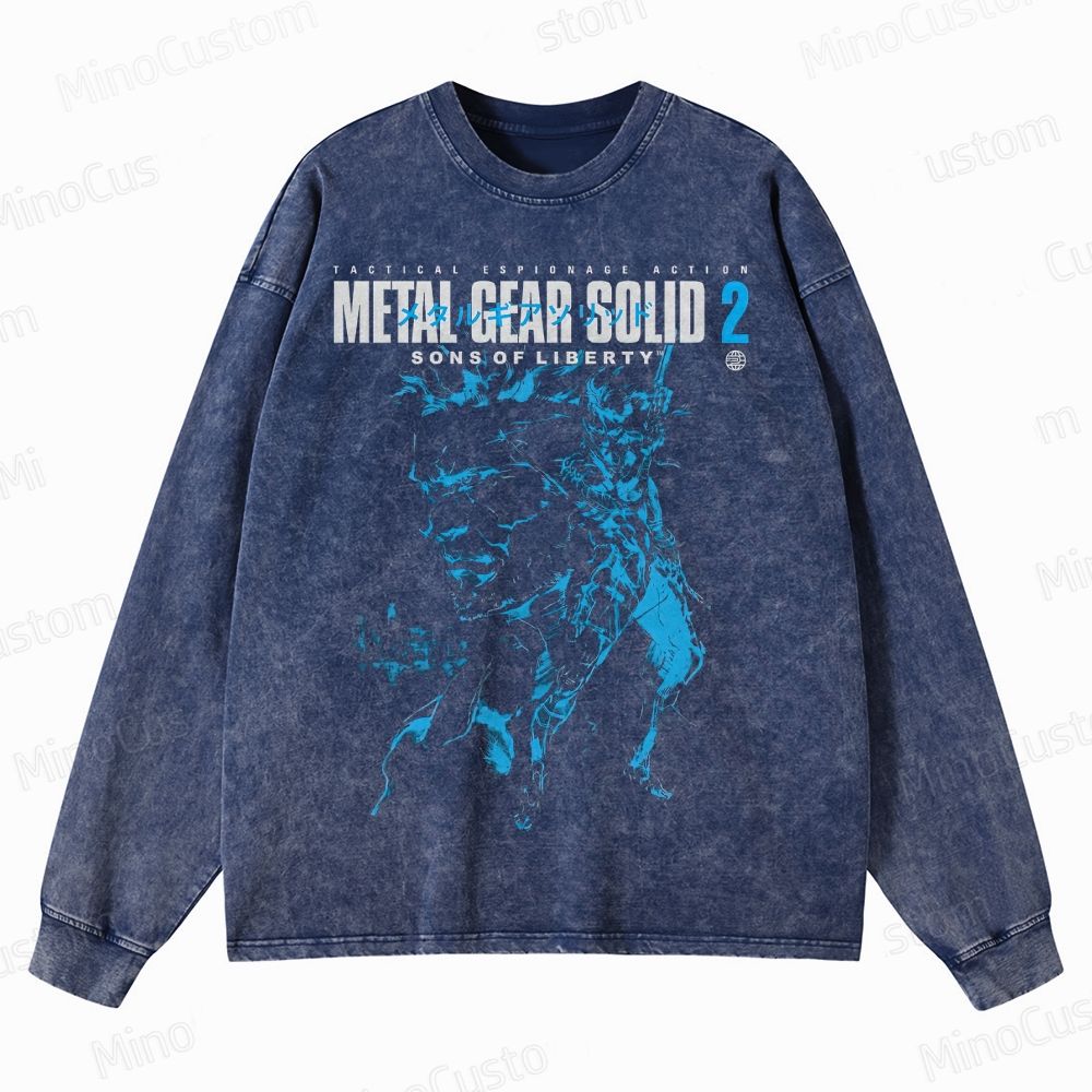 Metal Gear Solid 2: Sons of Liberty Crewneck Washed Sweatshirt
