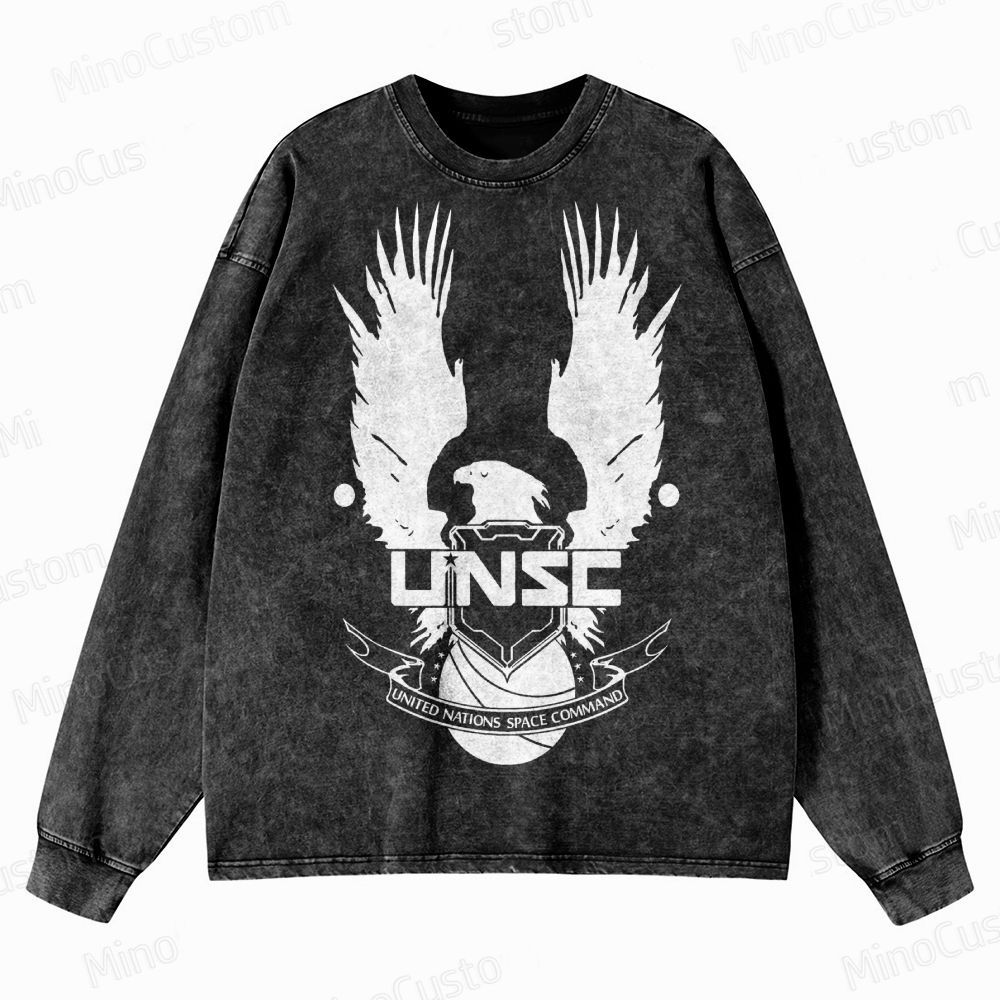 Vintage Halo Geek Crewneck Washed Sweatshirt