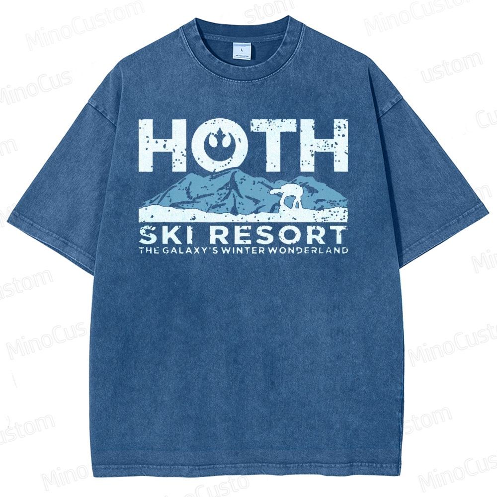 Hoth Ski Resort Washed T-Shirt 