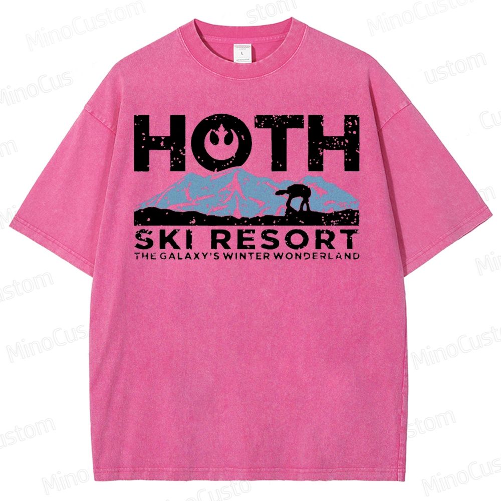 Hoth Ski Resort Washed T-Shirt 