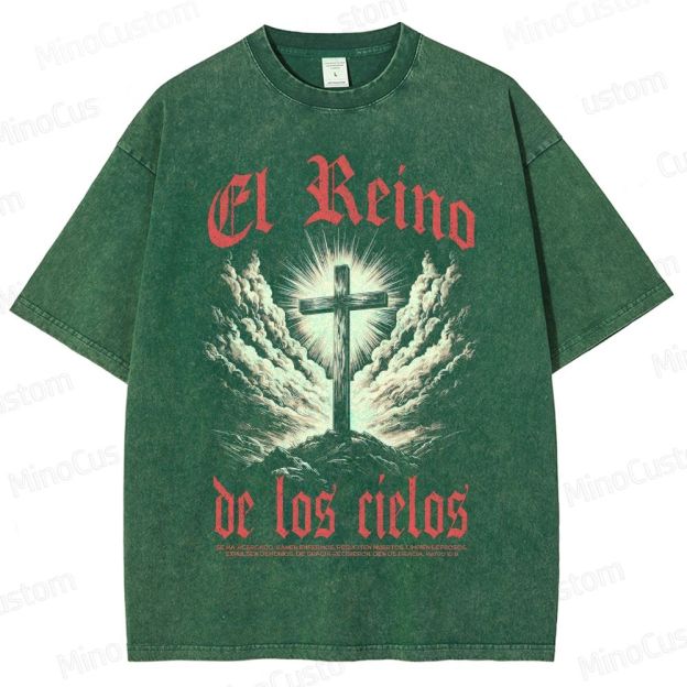 Kingdom of Heaven (El Reino de los Cielos) Retro Epic Drama Graphic Washed Vintage T - Shirt