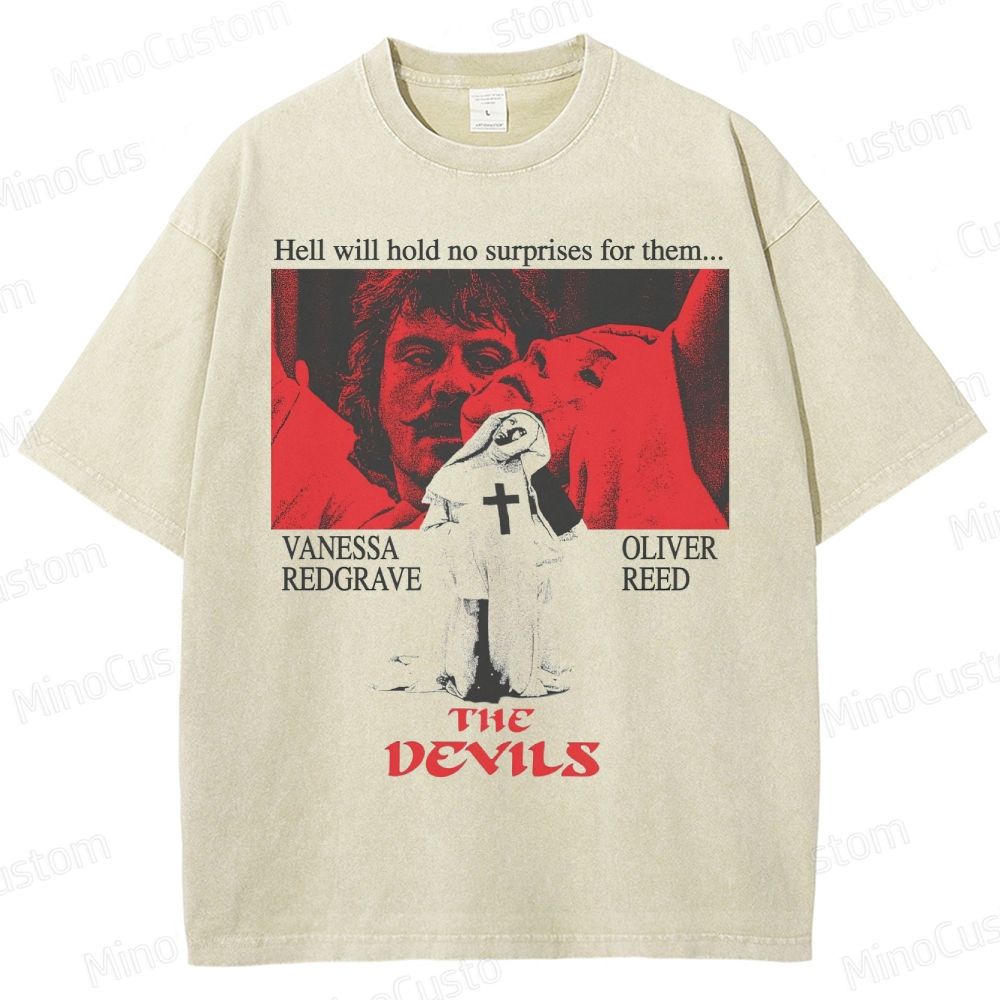 Ken Russell's The Devils 1971 Washed T-Shirt 