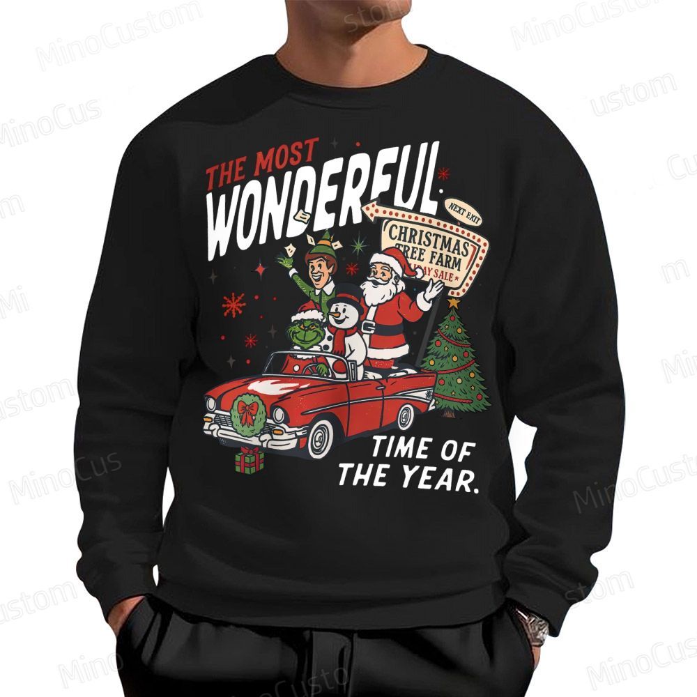 90's Vintage Christmas Movie Cotton Sweatshirts 