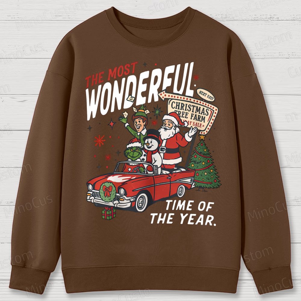 90's Vintage Christmas Movie Cotton Sweatshirts 