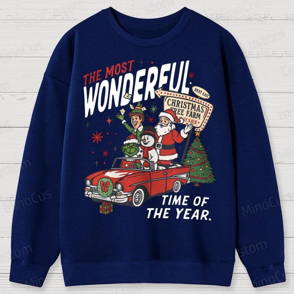 90's Vintage Christmas Movie Cotton Sweatshirts 