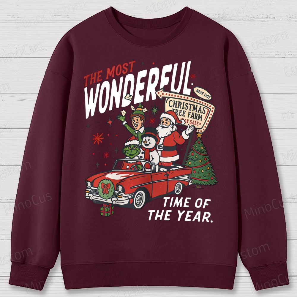 90's Vintage Christmas Movie Cotton Sweatshirts 