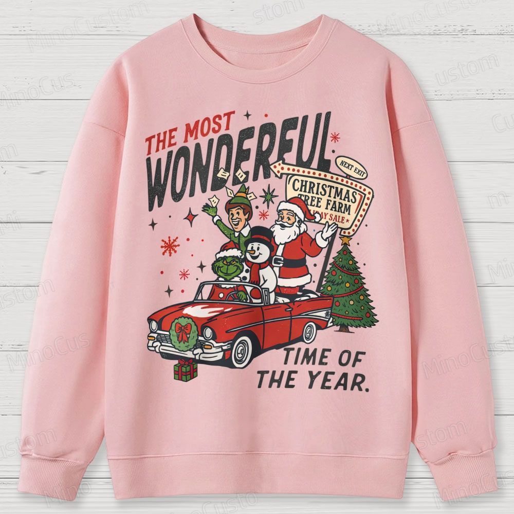 90's Vintage Christmas Movie Cotton Sweatshirts 