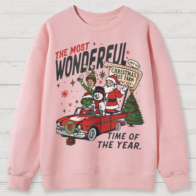 90's Vintage Christmas Movie Cotton Sweatshirts 