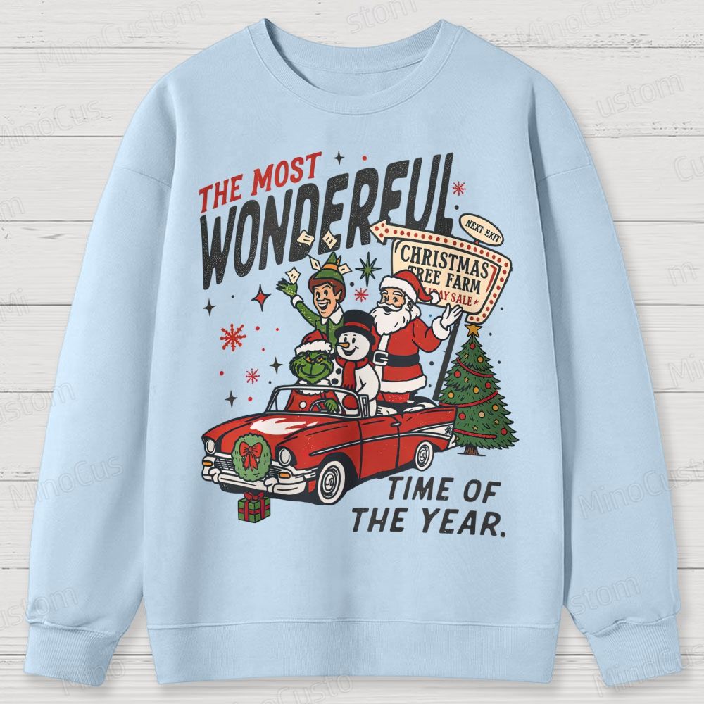 90's Vintage Christmas Movie Cotton Sweatshirts 
