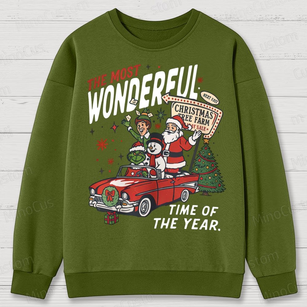 90's Vintage Christmas Movie Cotton Sweatshirts 