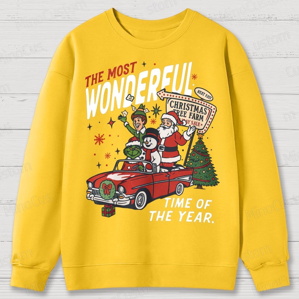 90's Vintage Christmas Movie Cotton Sweatshirts 