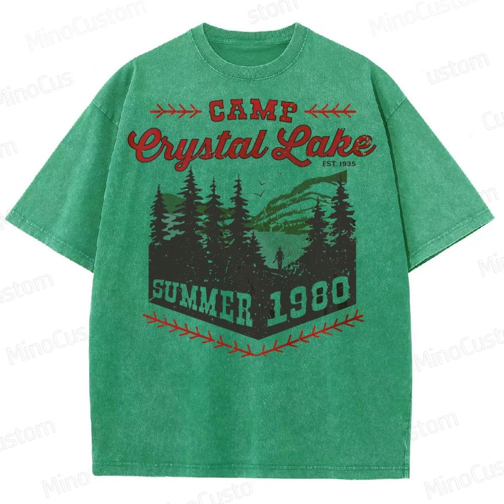 Camp Crystal Lake Washed T-Shirt