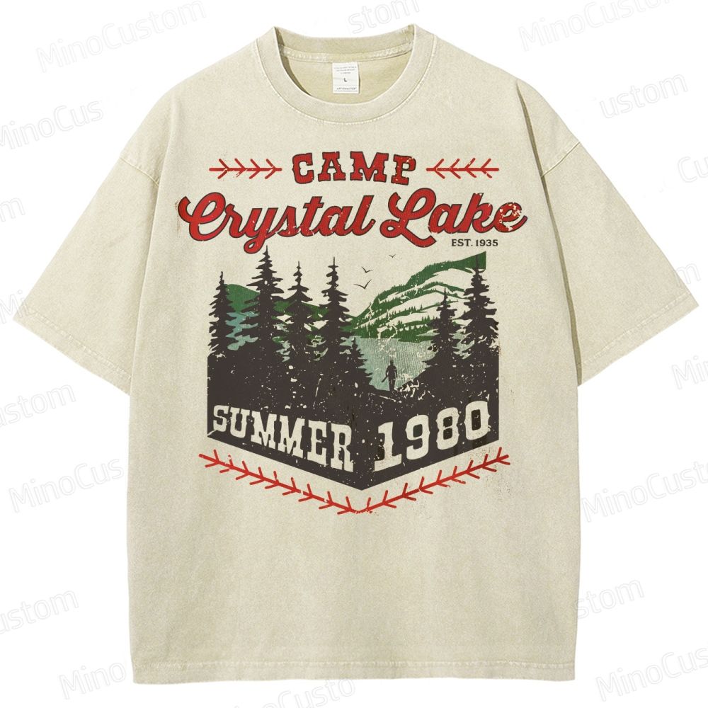 Camp Crystal Lake Washed T-Shirt