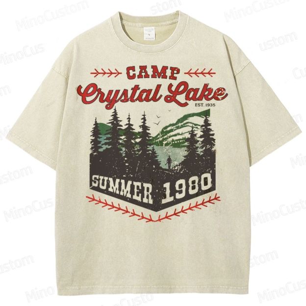 Camp Crystal Lake Washed T-Shirt