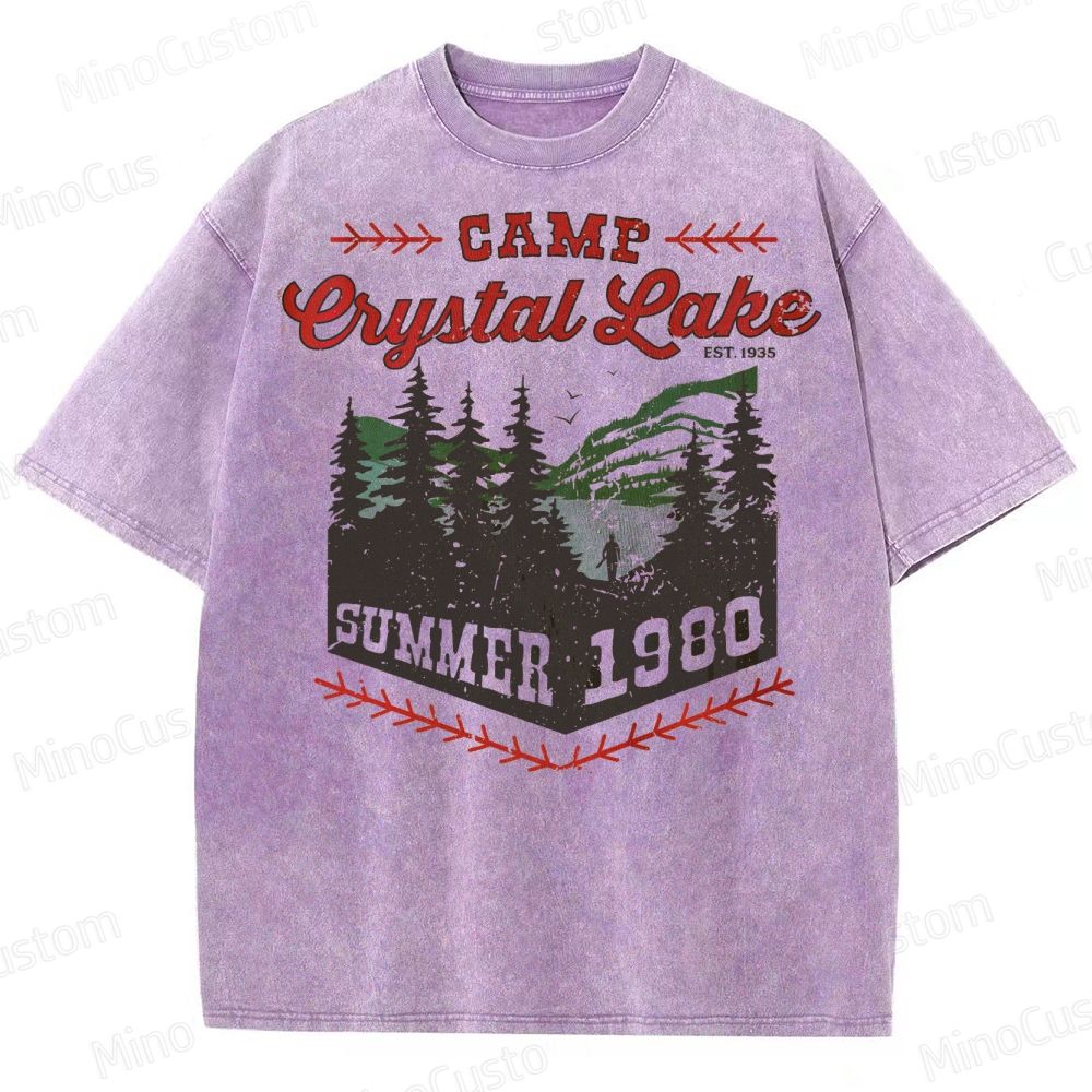 Camp Crystal Lake Washed T-Shirt