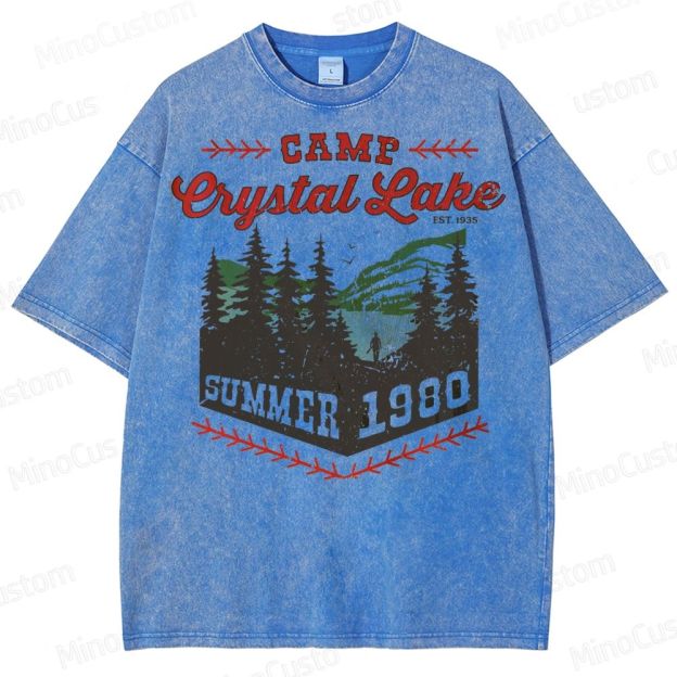 Camp Crystal Lake Washed T-Shirt