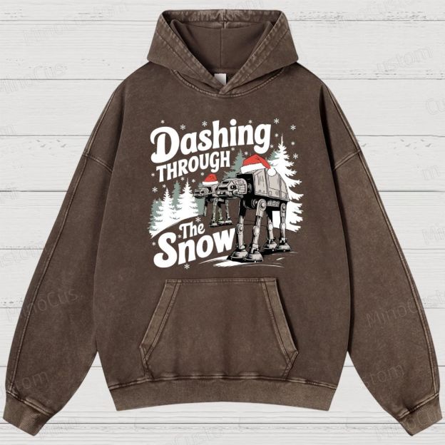 Star Wars AT-AT Christmas Washed Hoodies