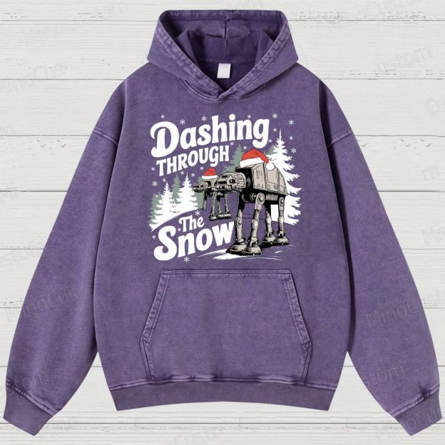Star Wars AT-AT Christmas Washed Hoodies