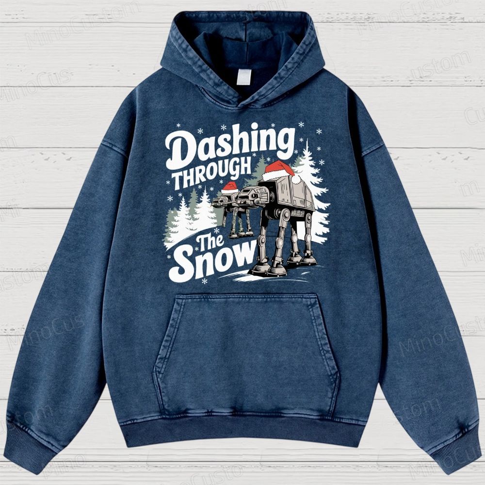 Star Wars AT-AT Christmas Washed Hoodies