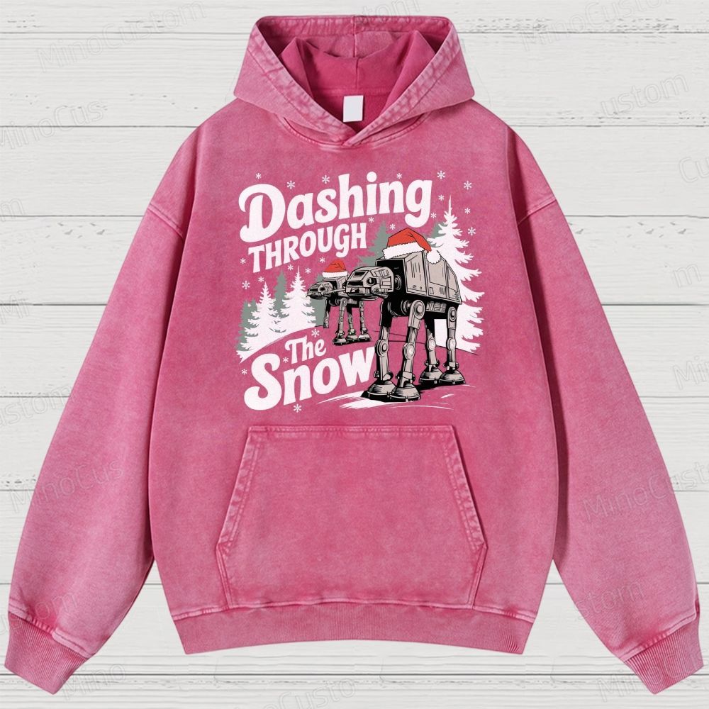 Star Wars AT-AT Christmas Washed Hoodies