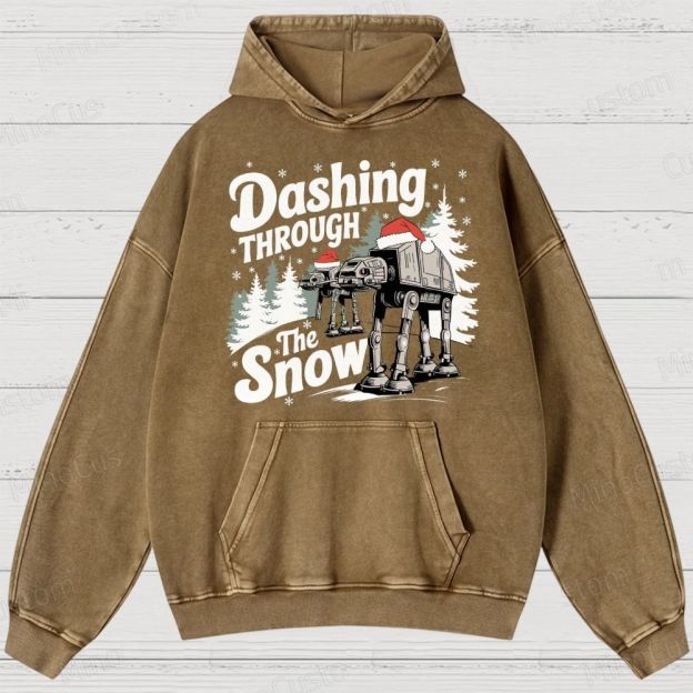 Star Wars AT-AT Christmas Washed Hoodies