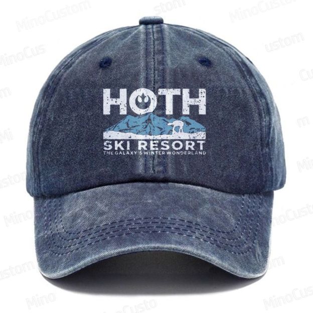 Hoth Ski Resort  Casual Washed Cap 