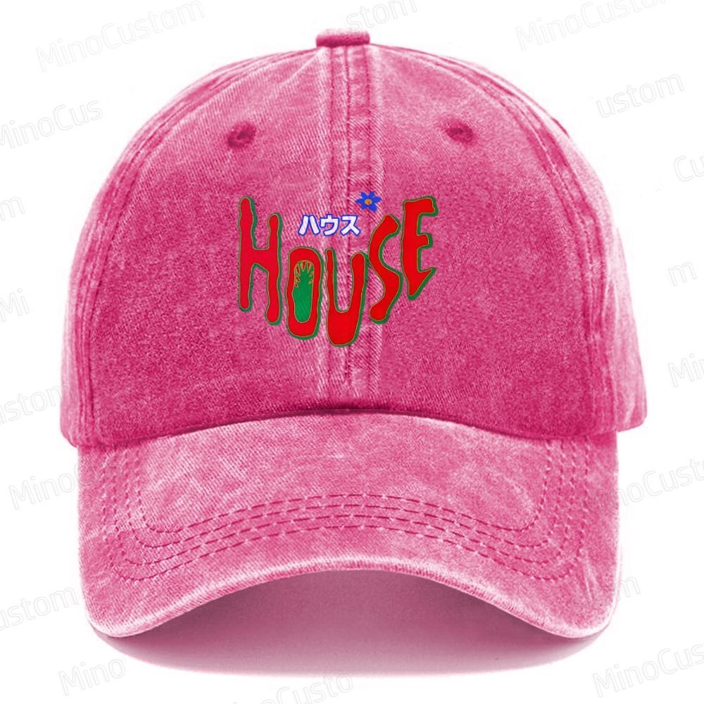 Hausu 1977 Horror  Casual Washed Cap