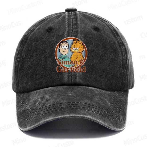 Simon and the Fat Cat Casual Washed Cap 
