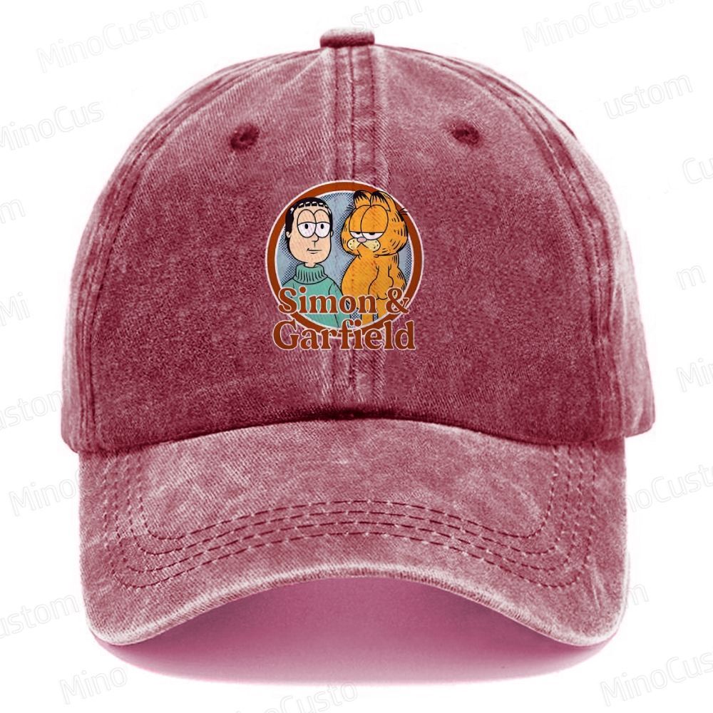 Simon and the Fat Cat Casual Washed Cap 