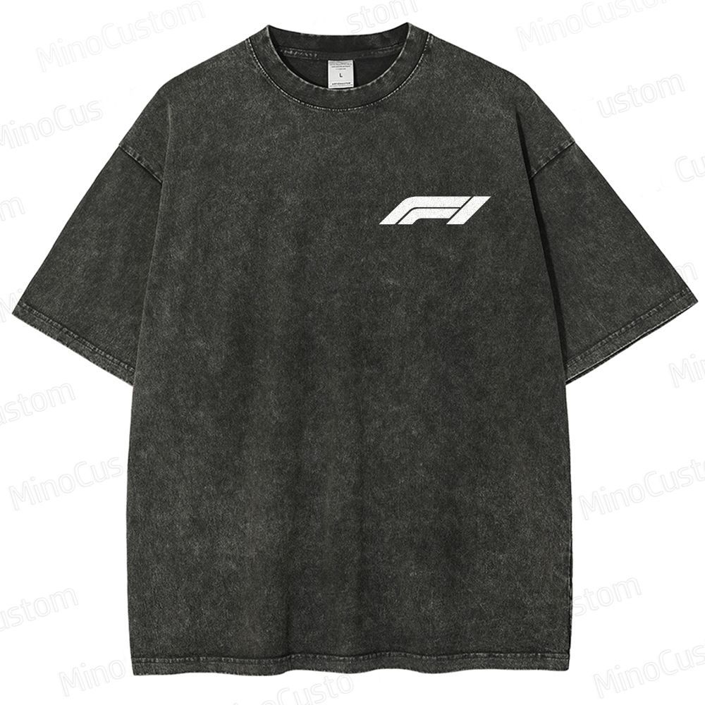 Formula 1: The Movie Retro Racing Drama Graphic Washed Vintage T-Shirt