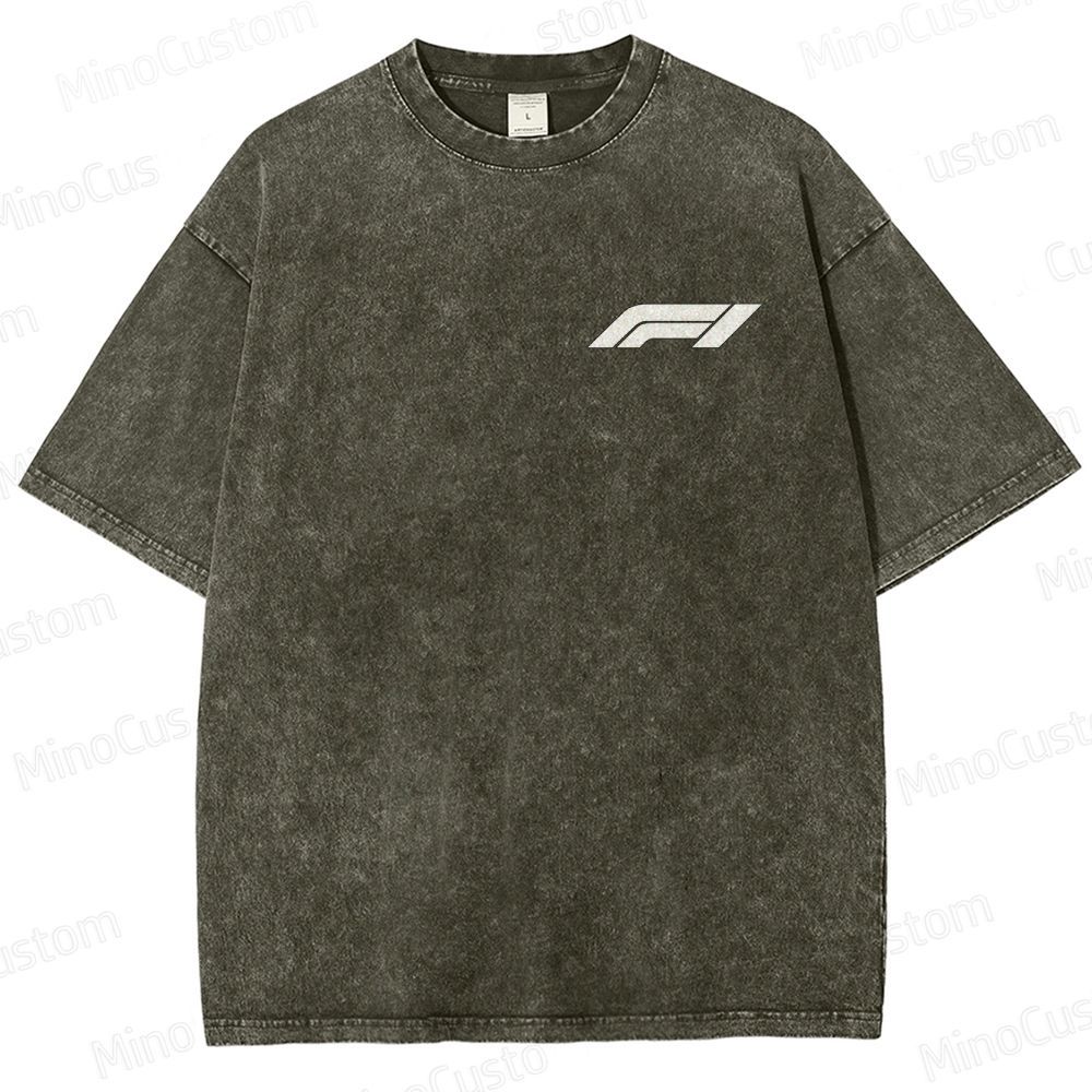 Formula 1: The Movie Retro Racing Drama Graphic Washed Vintage T-Shirt