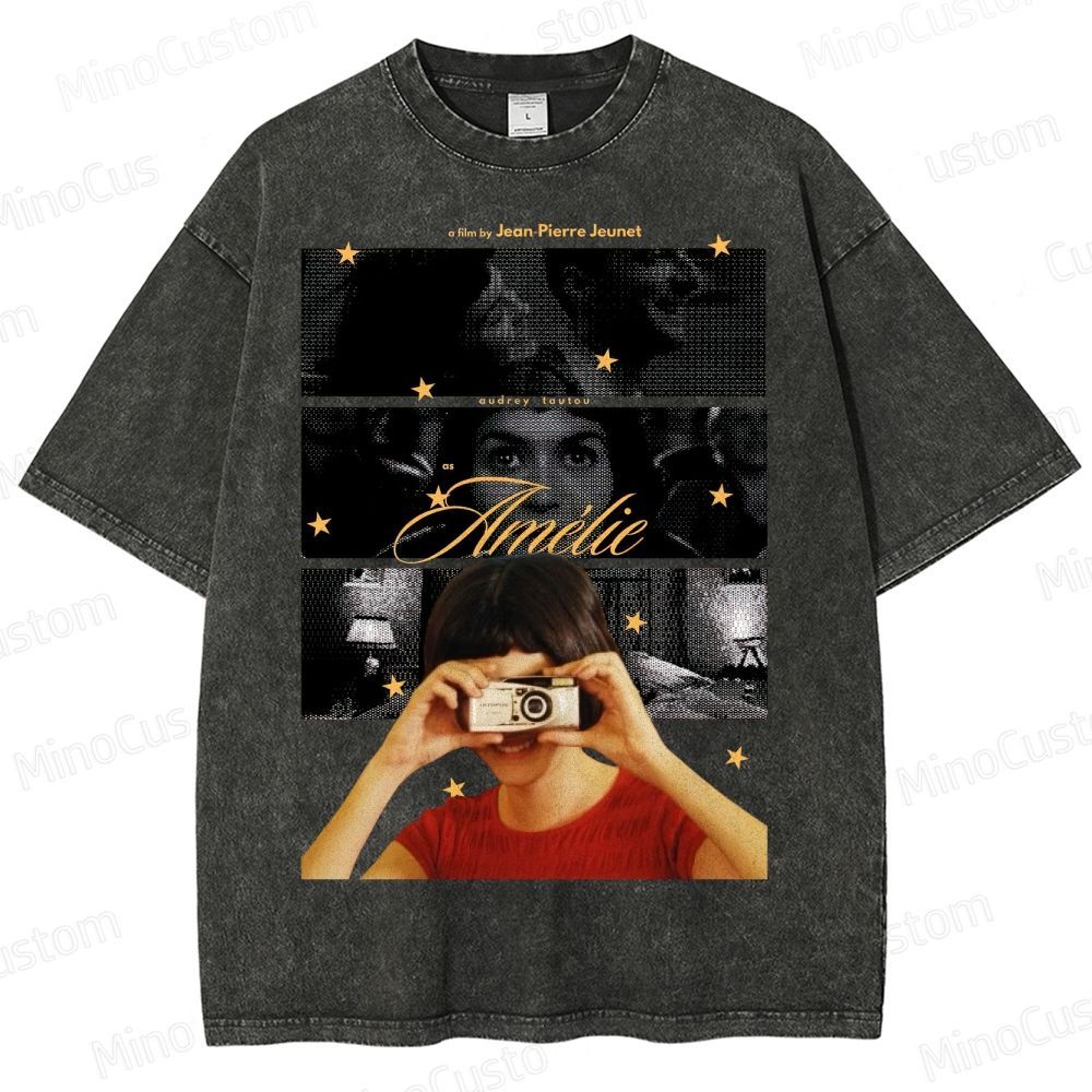 French Indie Film  Washed T-Shirt 