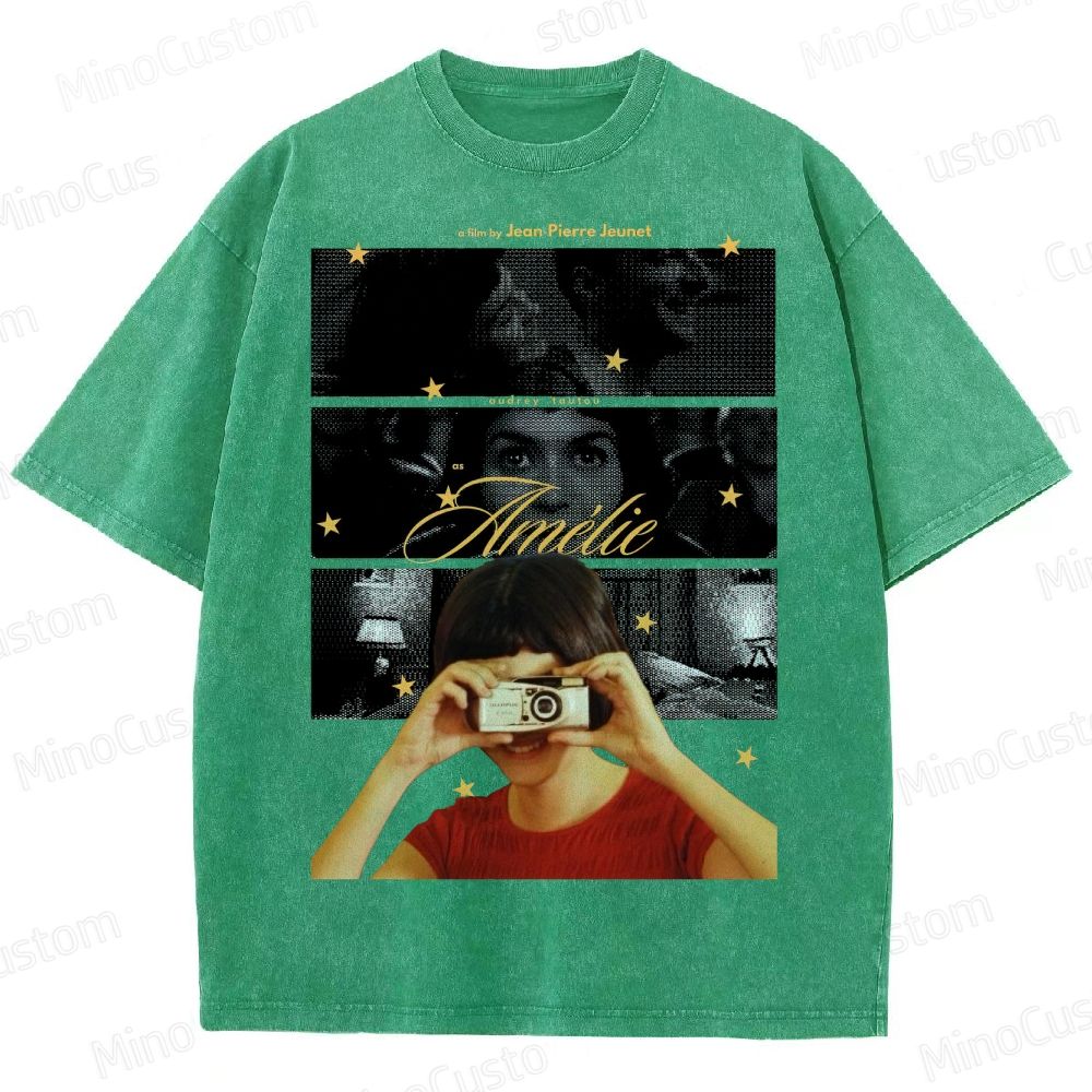 French Indie Film  Washed T-Shirt 