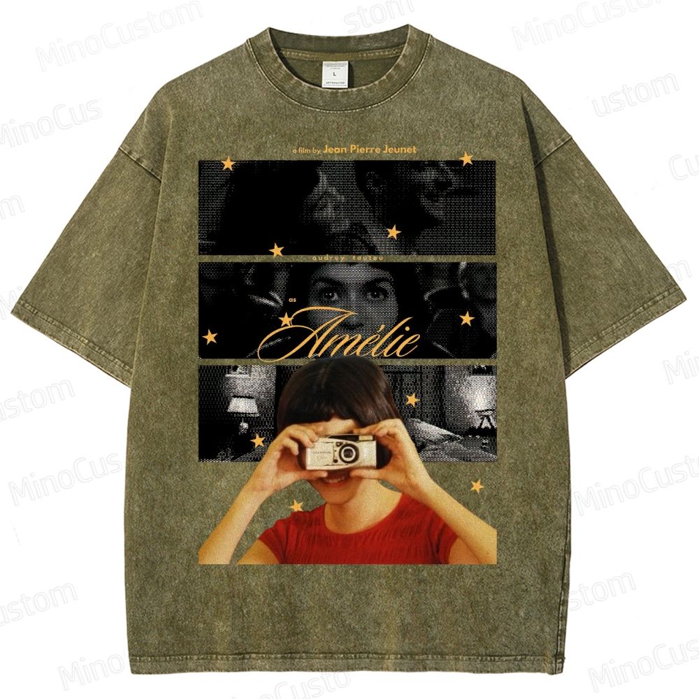 French Indie Film  Washed T-Shirt 