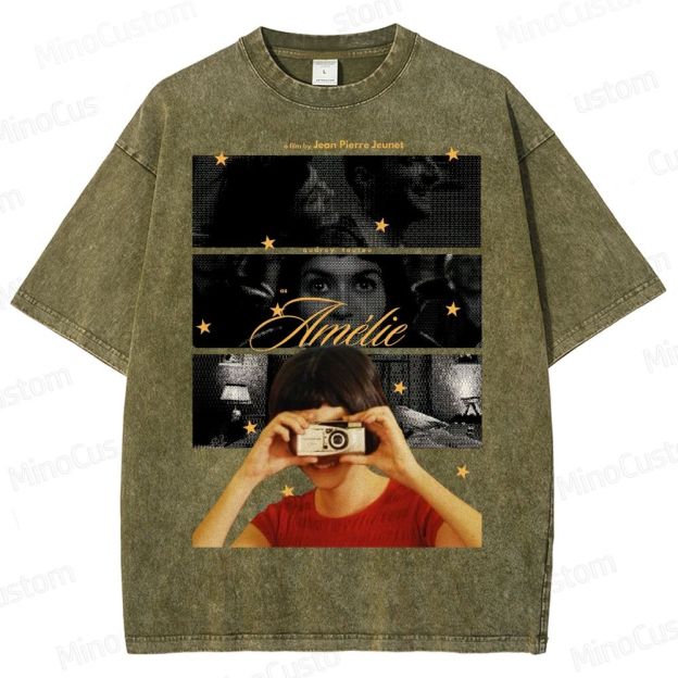 French Indie Film  Washed T-Shirt 