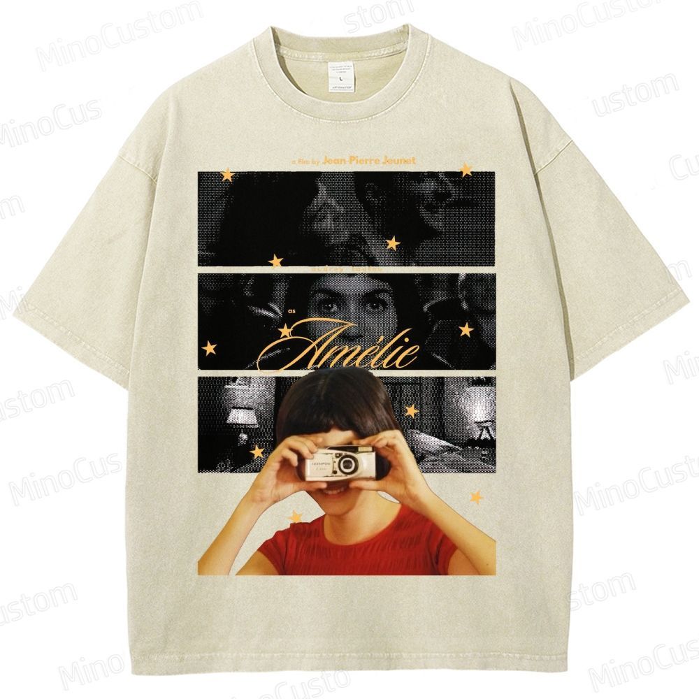 French Indie Film  Washed T-Shirt 