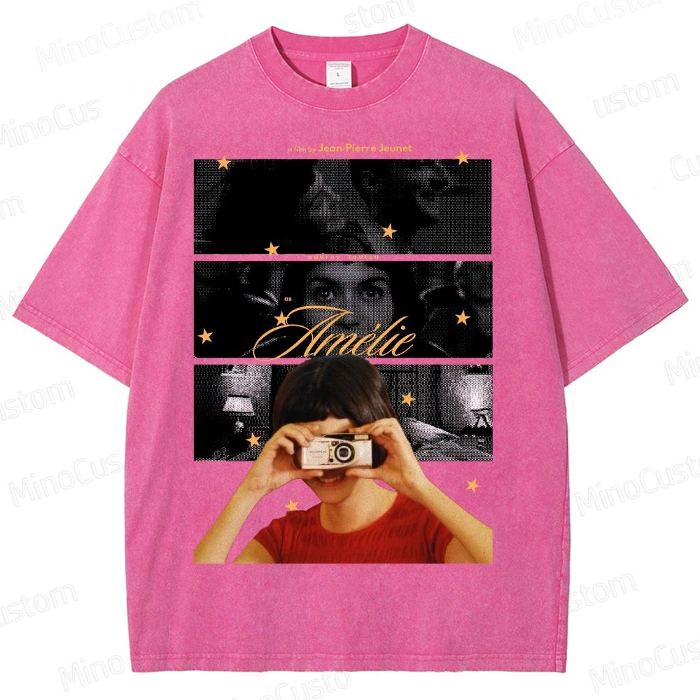 French Indie Film  Washed T-Shirt 
