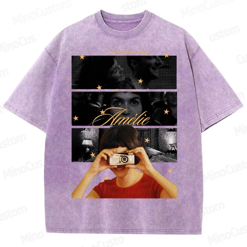 French Indie Film  Washed T-Shirt 