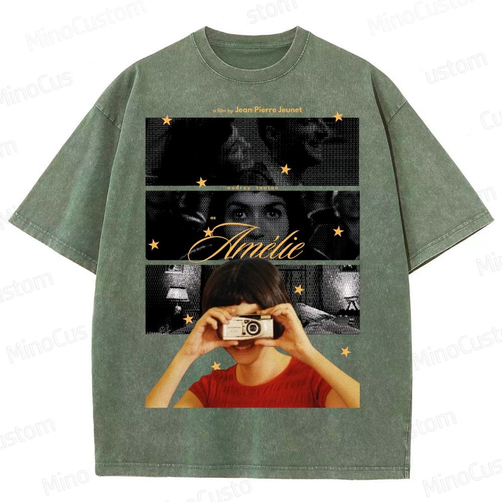 French Indie Film  Washed T-Shirt 