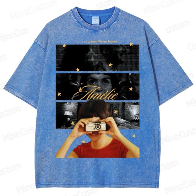 French Indie Film  Washed T-Shirt 