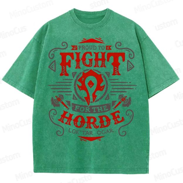 Warcraft Horde Emblem Washed T-Shirt 