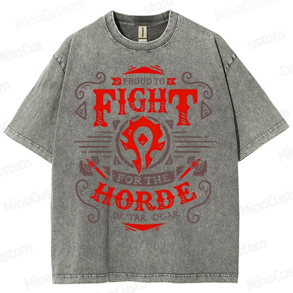 Warcraft Horde Emblem Washed T-Shirt 