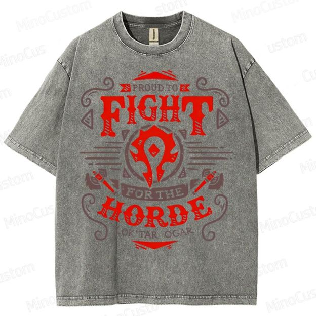 Warcraft Horde Emblem Washed T-Shirt 